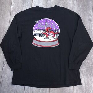 OVO Toronto Raptors Long Sleeve Shirt Mens XL Christmas Day 2019 Snow Globe